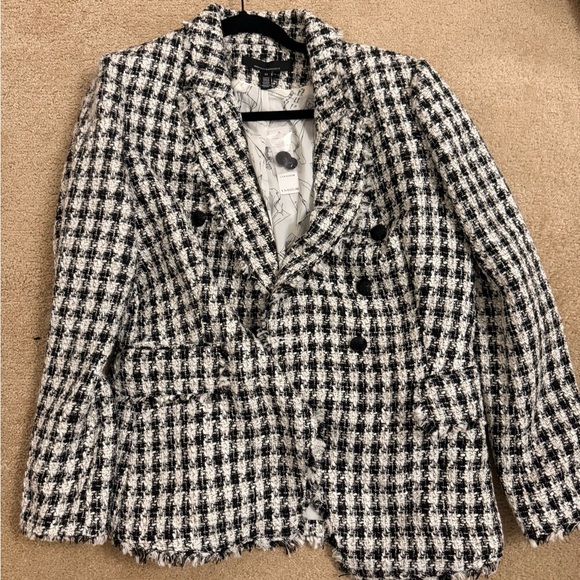 White House Black Market Houndstooth Blazer - Picture 3 of 4